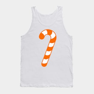 LARGE ORANGE CANDY CANE - CUTE CHRISTMAS DESIGN Tank Top